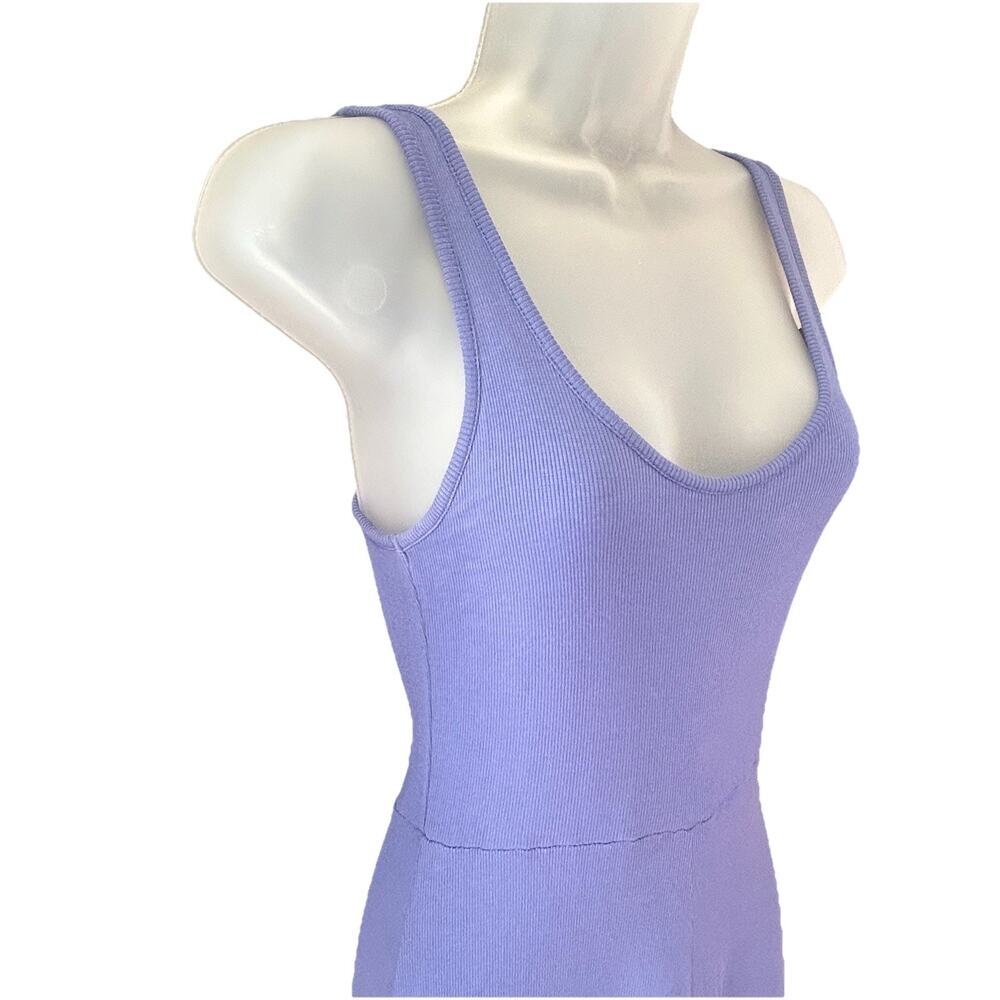 Marine Layer Lexi Soft Ribbed Fit & Flare Casual Midi Tank Dress Size XS Beach - Picture 5 of 10